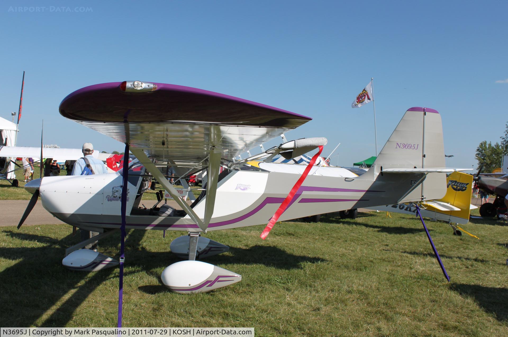 N3695J, 2006 Skystar Kitfox Series 6 C/N S60109-061, Kitfox Series 6