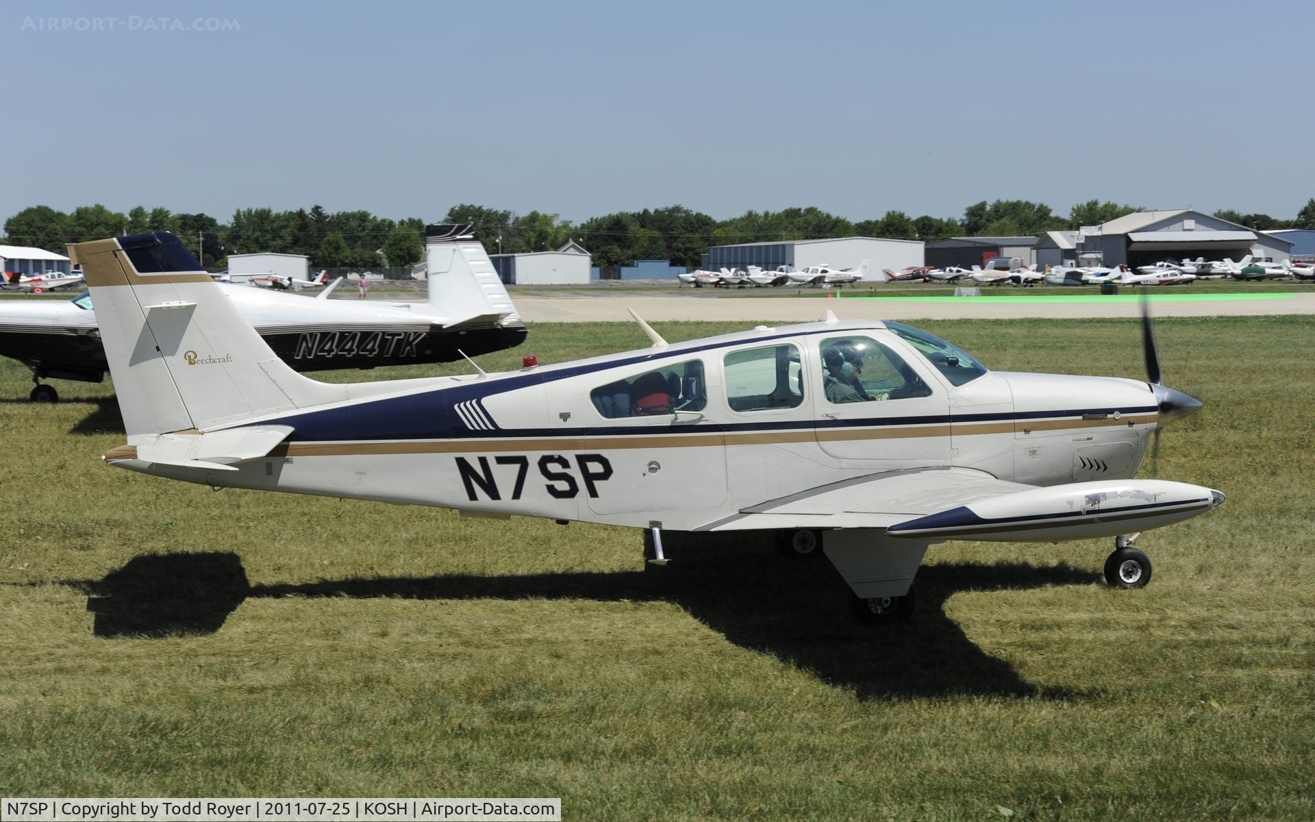 N7SP, 1982 Beech F33A Bonanza C/N CE-1004, AIRVENTURE 2011