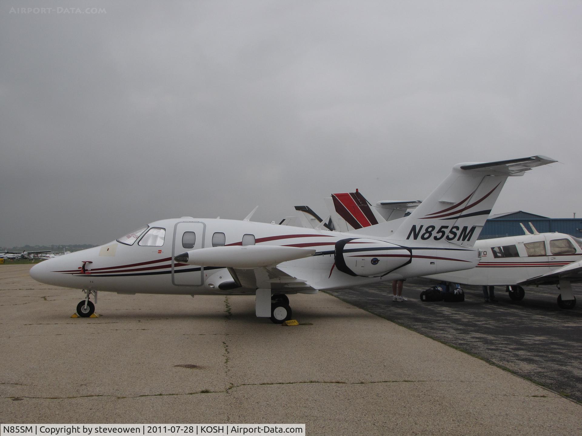 N85SM, 2008 Eclipse Aviation Corp EA500 C/N 000151, Basler FBO Ramp EAA2011