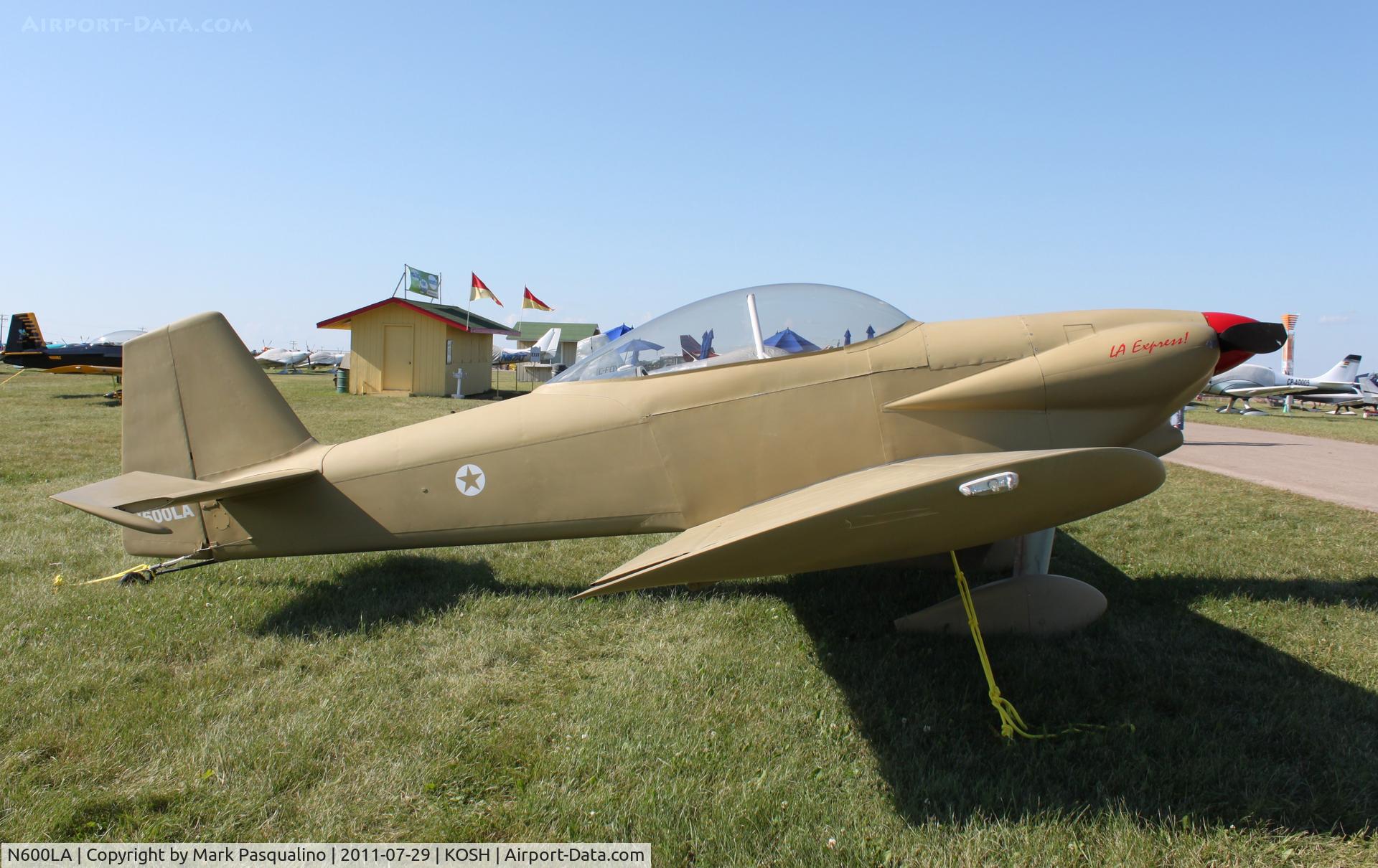 N600LA, 2007 Vans RV-4 C/N 3056, Vans RV-4