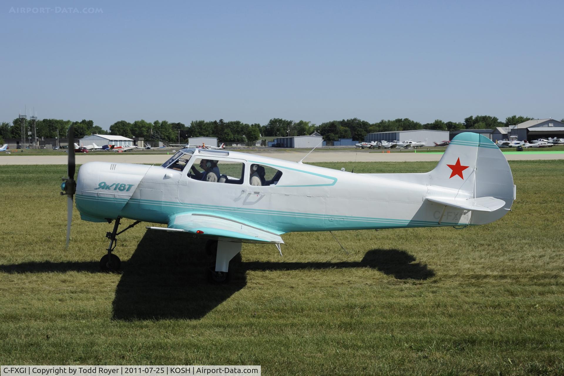 C-FXGI, 1980 Yakovlev Yak-18T C/N 22202034100, AIRVENTURE 2011