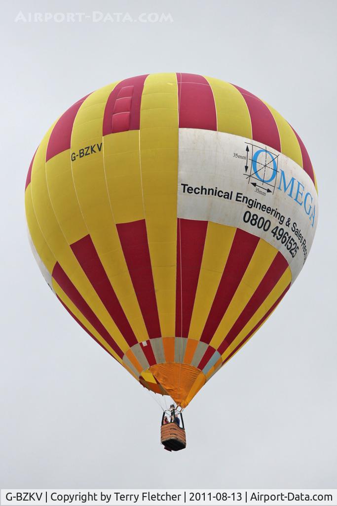 G-BZKV, 2000 Cameron Balloons Ltd SKY 90-24 C/N 4857, Participant on Day 3 (Saturday) of  the 2012 Bristol Balloon Fiesta at Ashton Court , Bristol