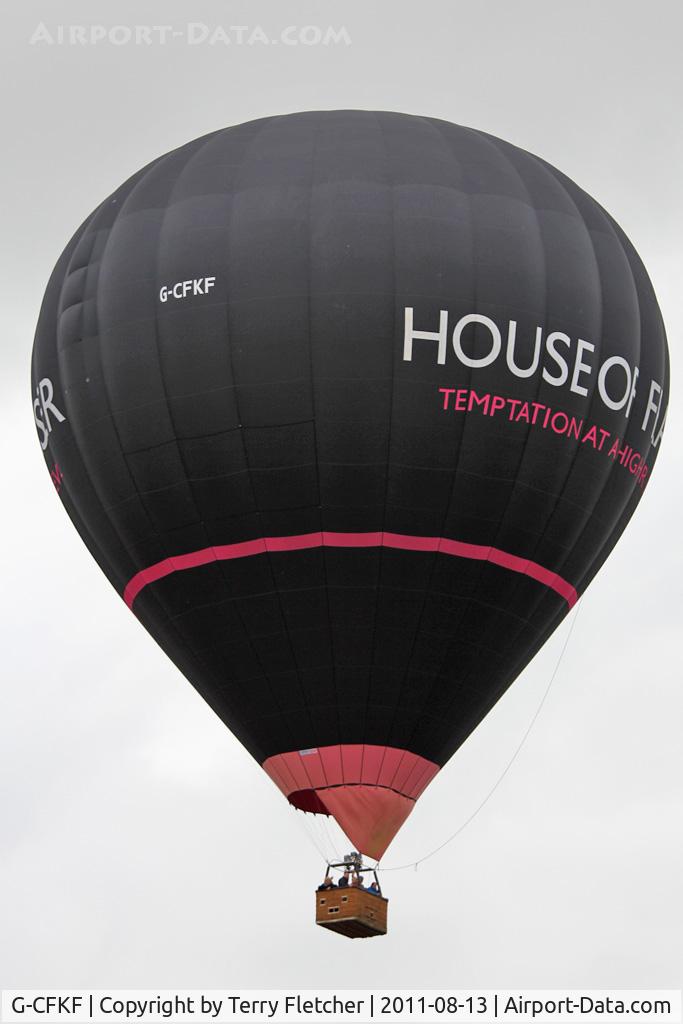 G-CFKF, 2008 Cameron Balloons Z-210 C/N 11177, 2011 Bristol Balloon Fiesta