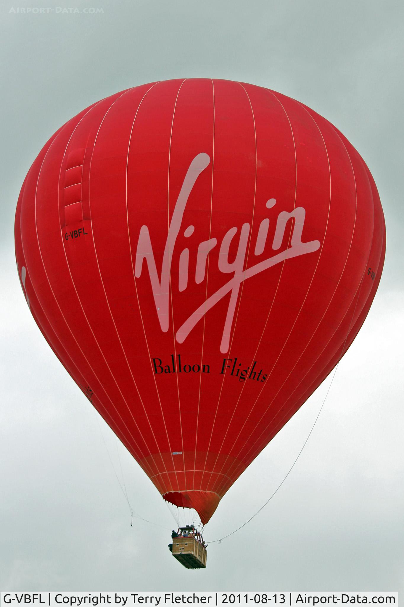 G-VBFL, 2010 Cameron Balloons Z-400 C/N 11347, 2011 Bristol Balloon Fiesta