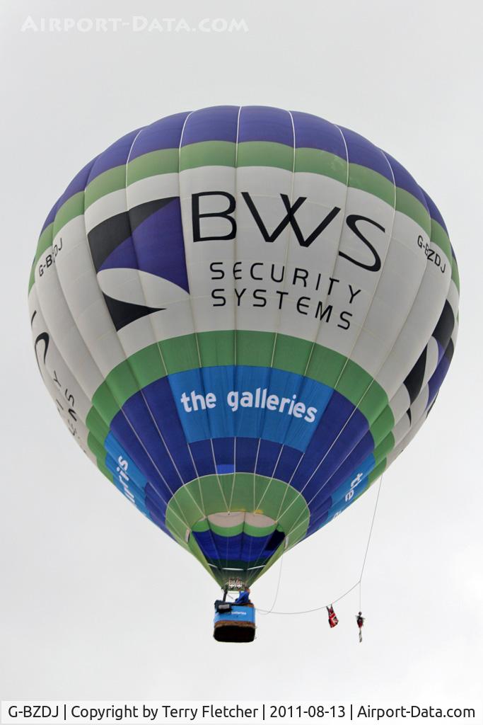G-BZDJ, 2000 Cameron Balloons Z-105 C/N 4832, 2011 Bristol Balloon Fiesta