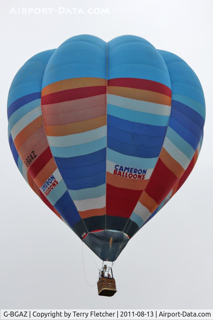 G-BGAZ, 1978 Cameron Balloons V-77 C/N 439, 2011 Bristol Balloon Fiesta