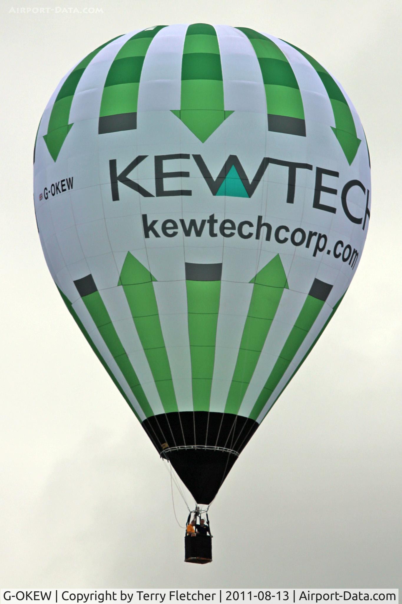 G-OKEW, 2011 UltraMagic M-65C C/N 65/184, 2011 Bristol Balloon Fiesta