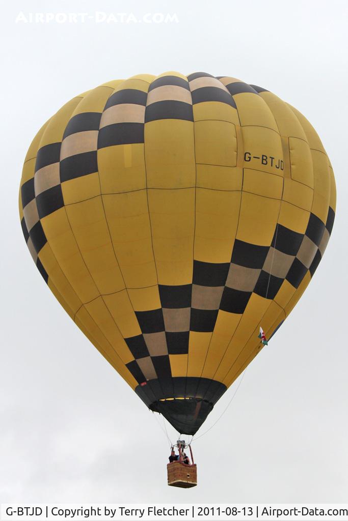 G-BTJD, 1991 Thunder And Colt Ltd THUNDER AX8-90 S2 C/N 1865, 2011 Bristol Balloon Fiesta