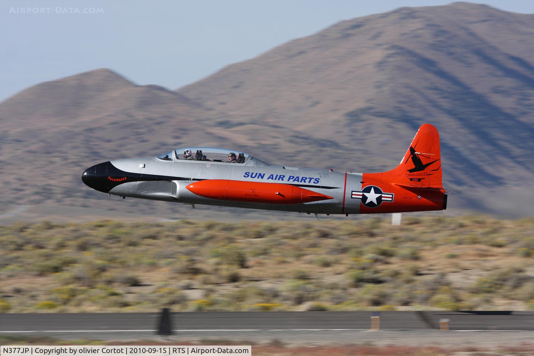N377JP, Canadair CT-133 Silver Star 3 (CL-30) C/N T33-377, New sponsor for 2010
