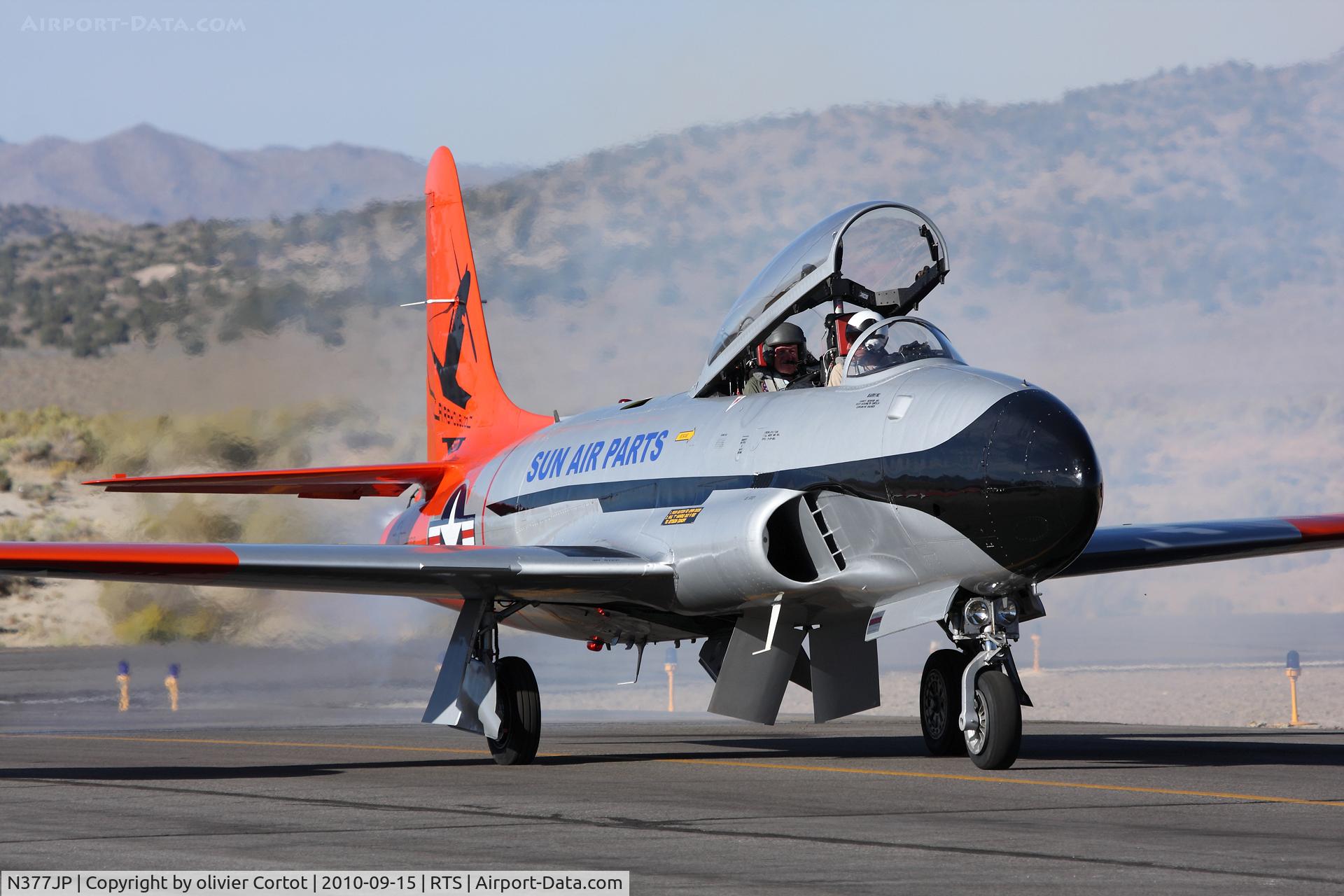 N377JP, Canadair CT-133 Silver Star 3 (CL-30) C/N T33-377, Reno air races 2010