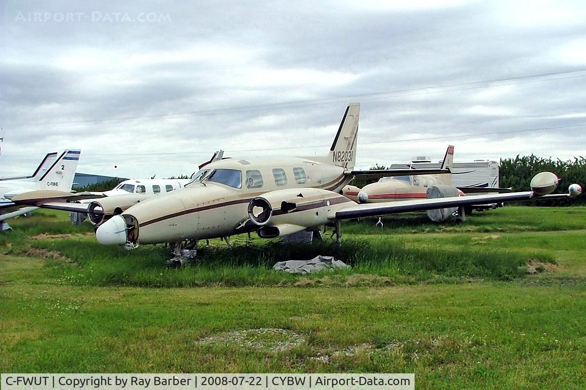 C-FWUT, 1976 Piper PA-31T C/N 31T-7620039, Piper PA-31T Cheyenne II [31T-7620039] MTW Aerospace  Calgary-Springbank~C 22/07/2008. Still wearing former registration of N82031.