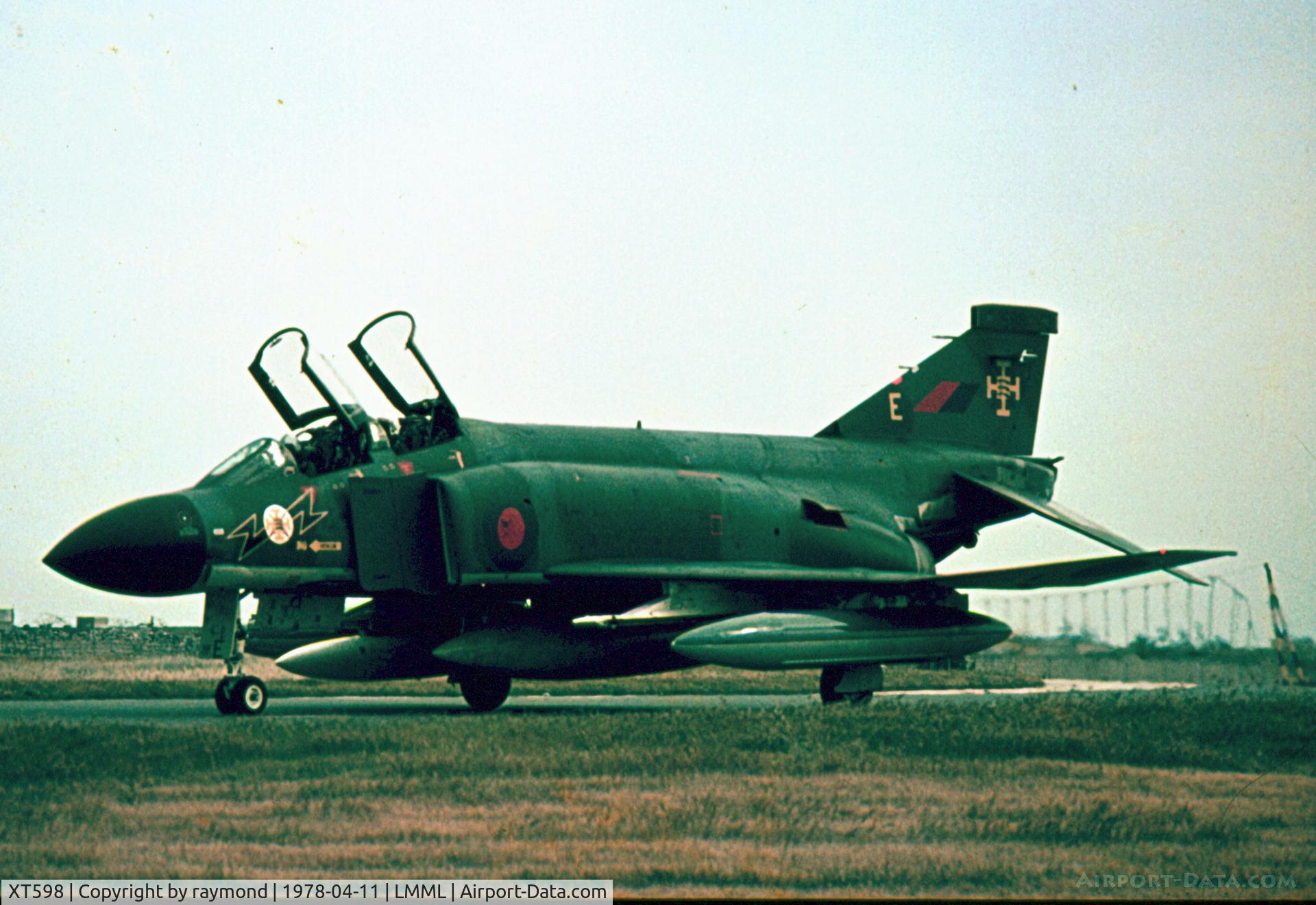 XT598, 1967 McDonnell Douglas Phantom FG1 C/N 1669, Phantom XT598/E 111Sqd RAF