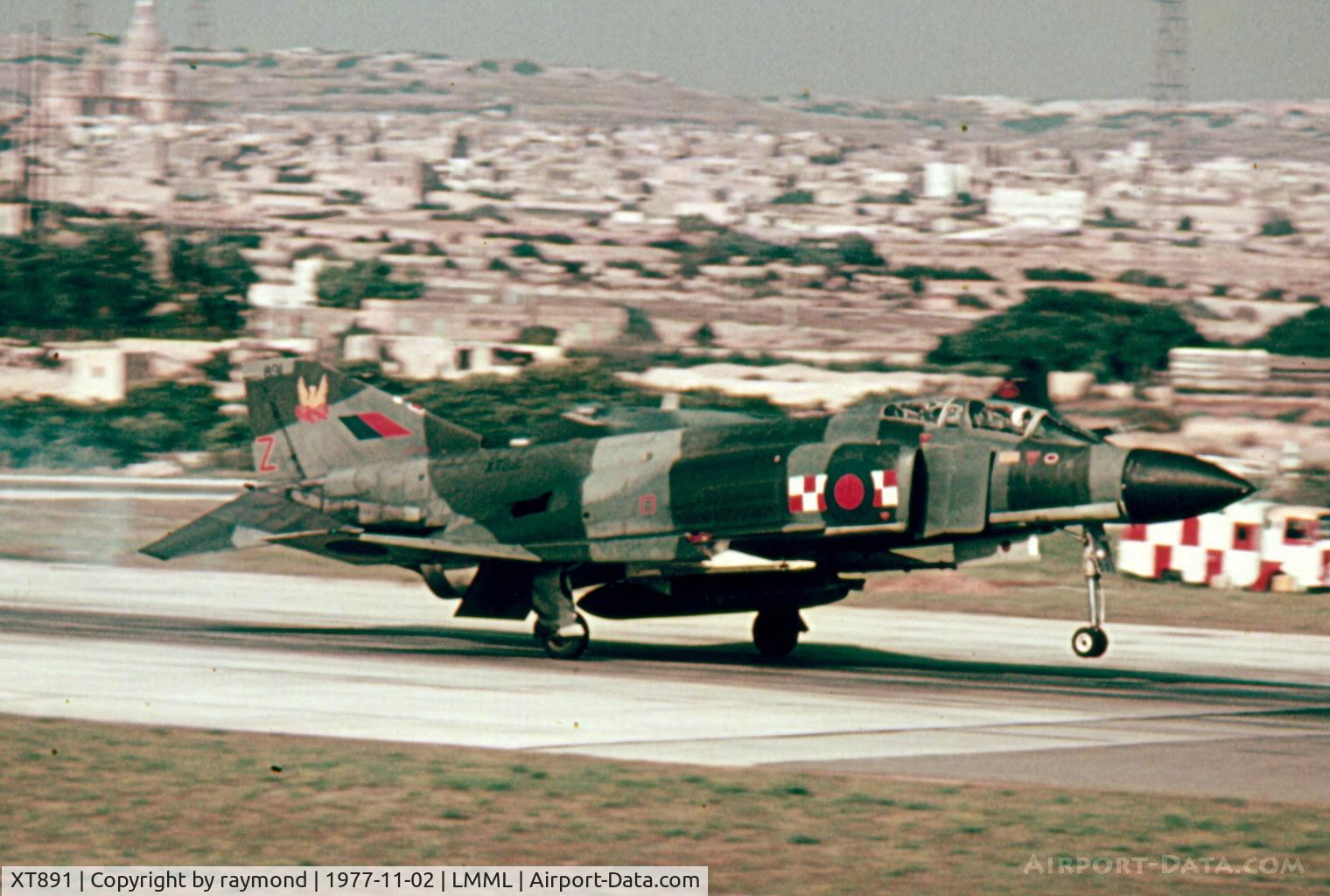 XT891, 1967 McDonnell Douglas Phantom FGR2 C/N 2250, Phantom XT891/Z 56Sqd RAF