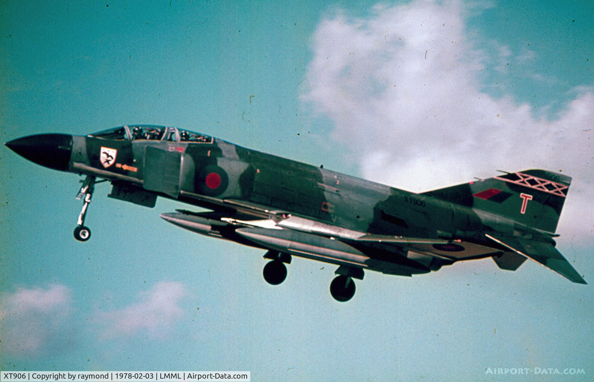 XT906, 1968 McDonnell Douglas Phantom FGR2 C/N 2657, Phantom XT906/T 29Sqd RAF