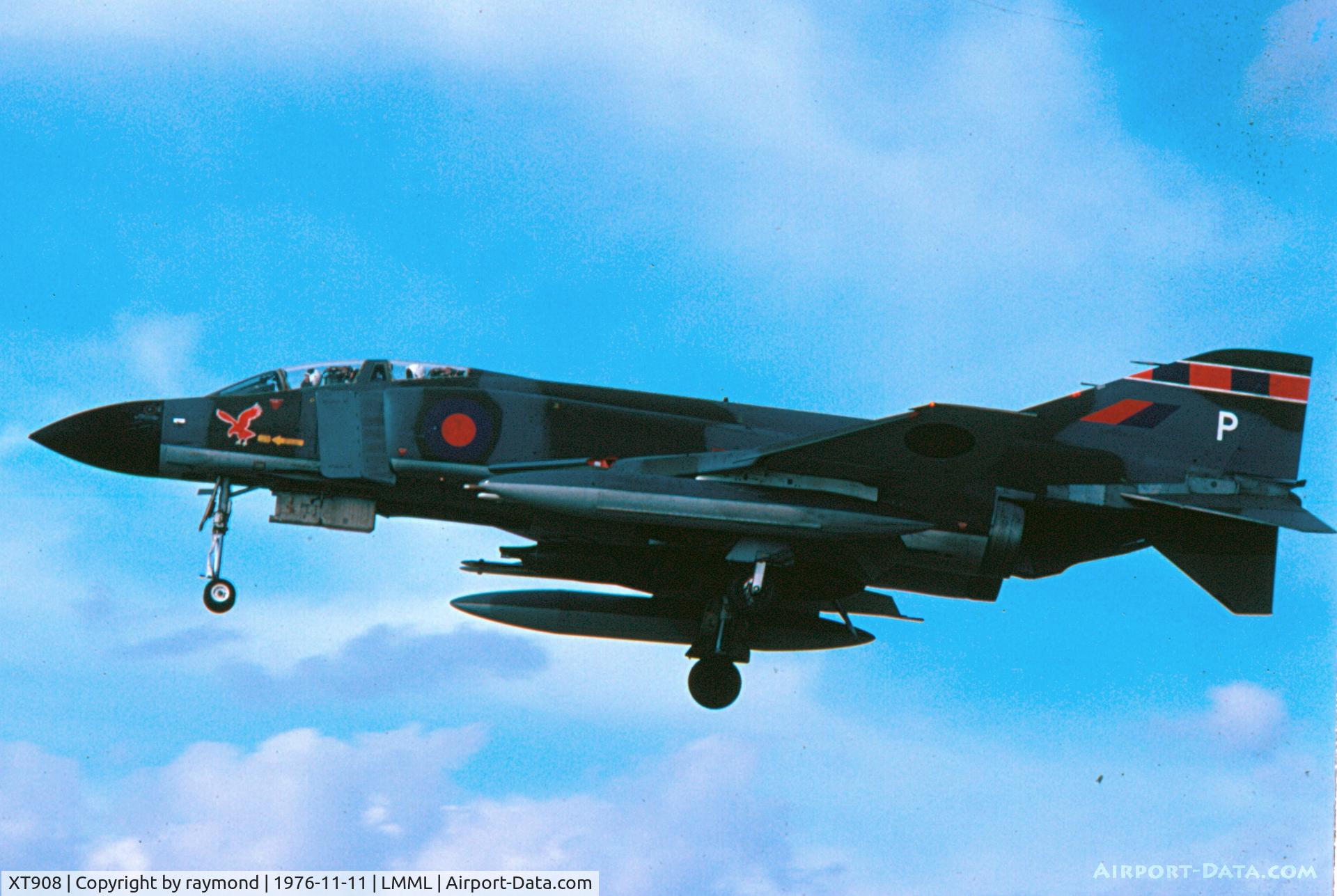 XT908, 1968 McDonnell Douglas Phantom FGR2 C/N 2684, Phantom FGR2 XT908/P 23Sqd RAF