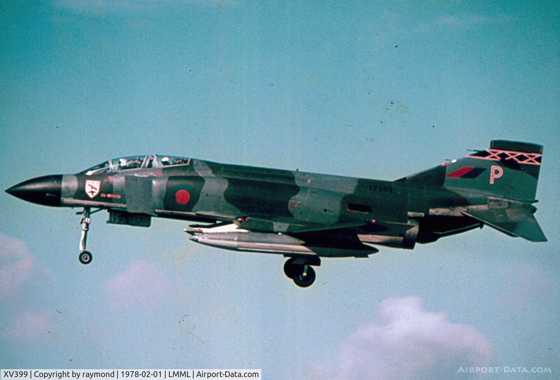 XV399, 1968 McDonnell Douglas Phantom FGR2 C/N 9229/2869, Phantom XV399/P 29Sqd RAF