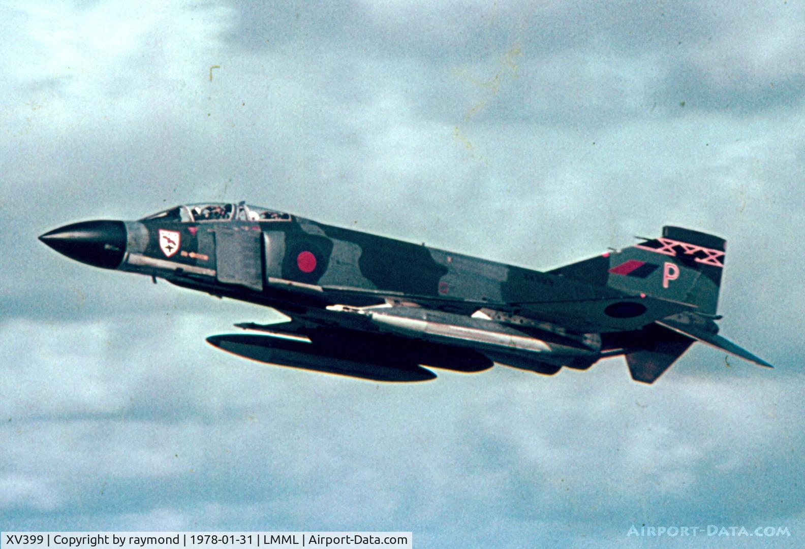 XV399, 1968 McDonnell Douglas Phantom FGR2 C/N 9229/2869, Phantom XV399/P 29Sqd RAF