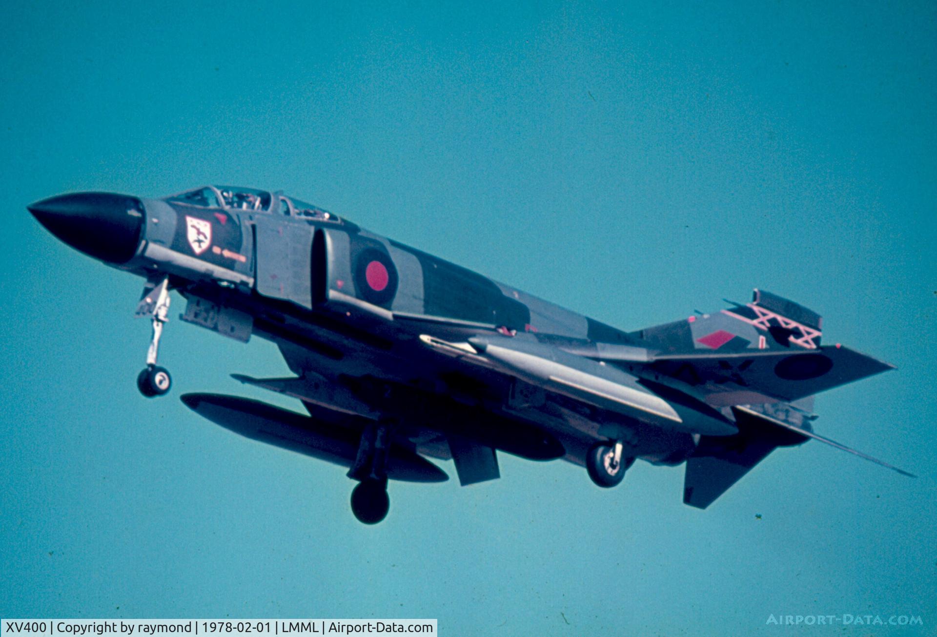 XV400, 1969 McDonnell Douglas Phantom FGR2 C/N 2877/9230, Phantom FGR2 XV400/I 29Sqd RAF
