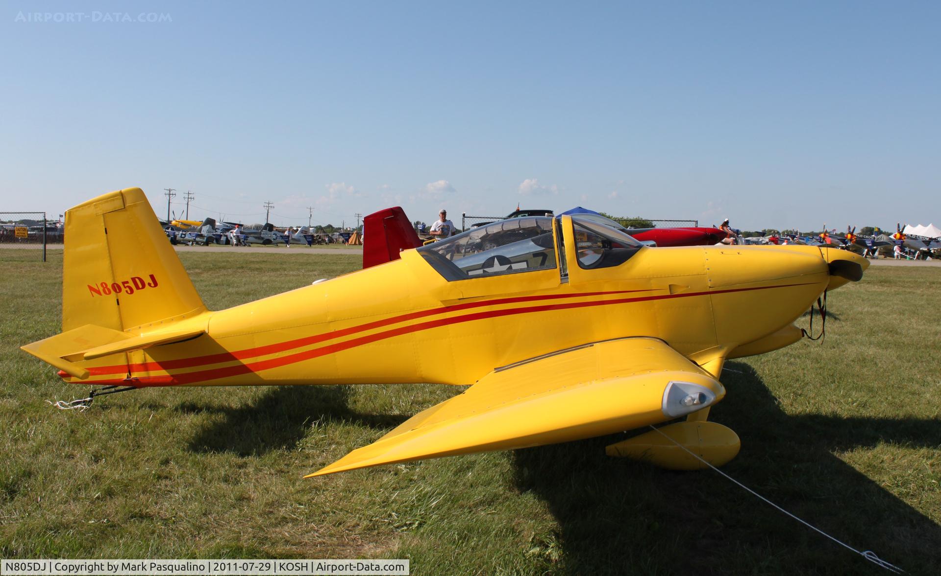 N805DJ, 2005 Vans RV-7 C/N 71163, Vans RV-7