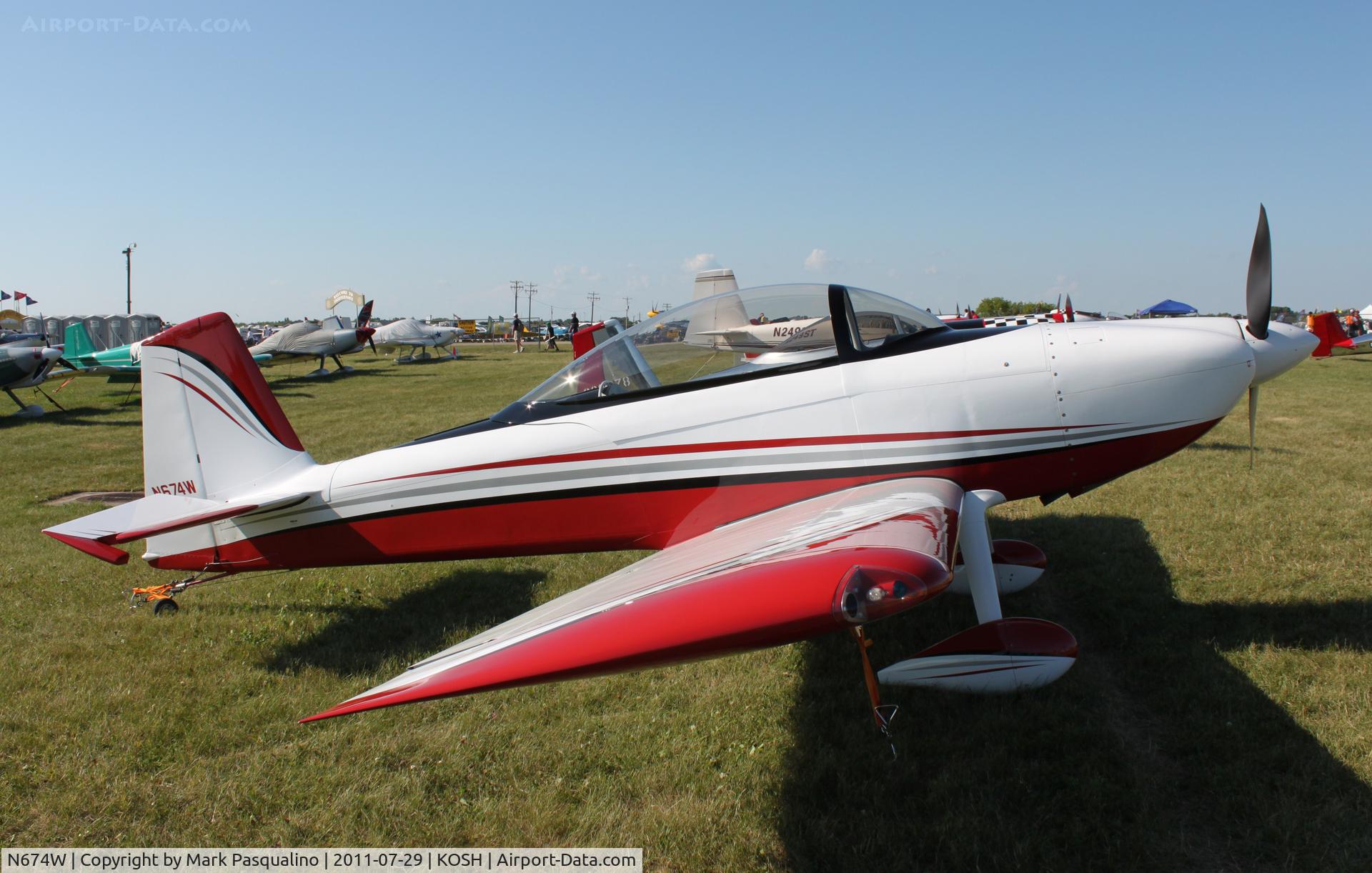 N674W, 2006 Vans RV-8 C/N 81152, Vans RV-8