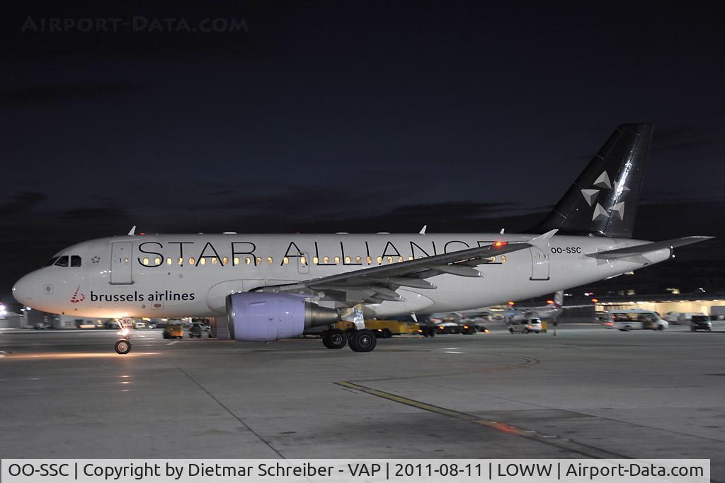 OO-SSC, 1999 Airbus A319-112 C/N 1086, Brussels Airlines Airbus A319
