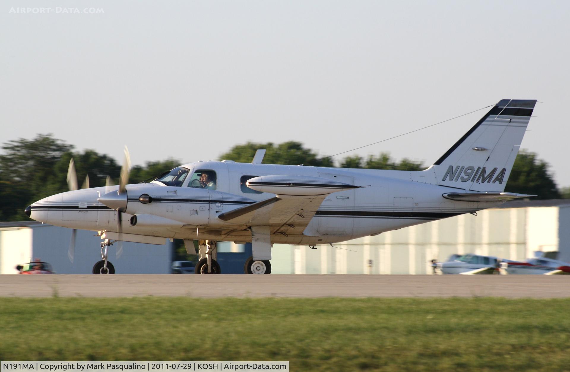 N191MA, Piper PA-31T1 Cheyenne 1 C/N 31T-8104019, Piper PA-31T1