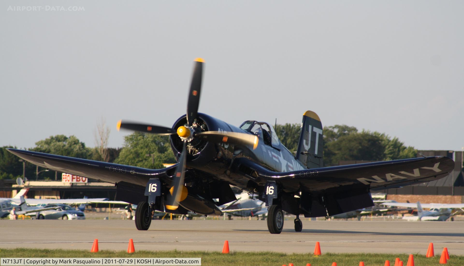 N713JT, 1945 Vought F4U-4B Corsair C/N 97143, Chance Vought F4U-4