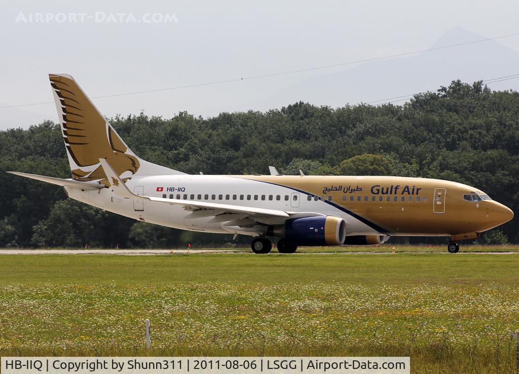 HB-IIQ, 1999 Boeing 737-7CN BBJ C/N 30752, Ready for take off rwy 23