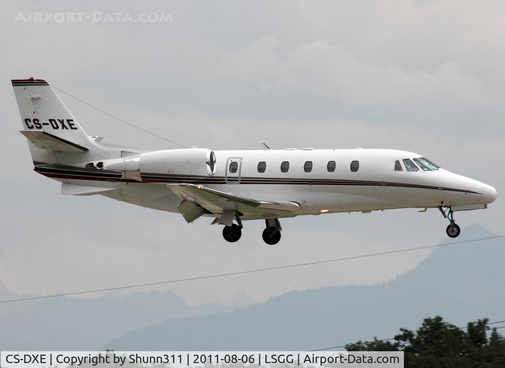 CS-DXE, 2005 Cessna 560 Citation Excel C/N 560-5578, Landing rwy 23