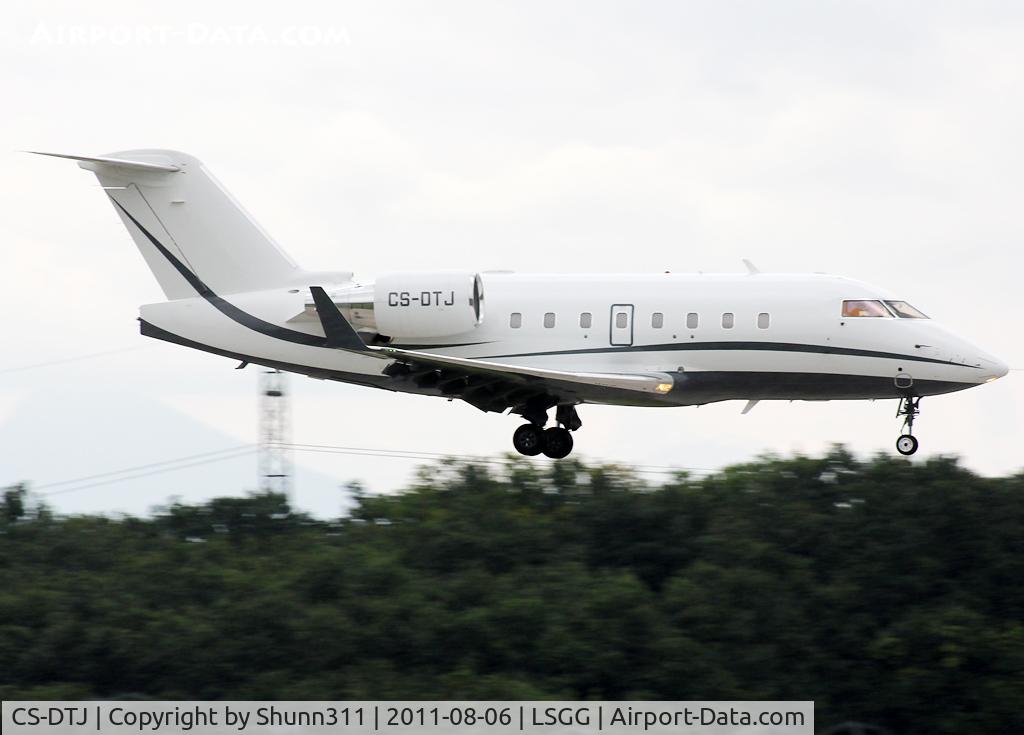 CS-DTJ, 2002 Canadair Challenger 604 (CL-600-2B16) C/N 5539, Landing rwy 23