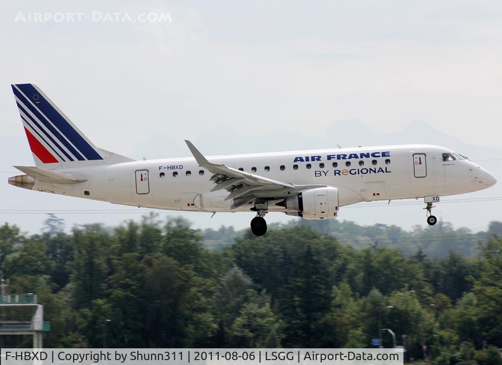 F-HBXD, 2009 Embraer 170ST (ERJ-170-100ST) C/N 17000281, Landing rwy 23