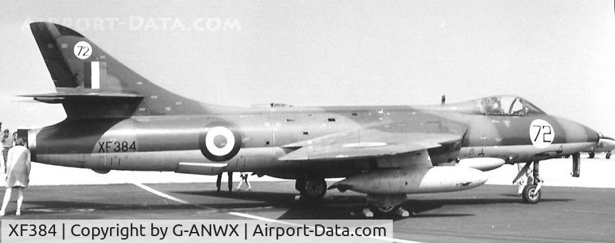 XF384, 1956 Hawker Hunter F.6 C/N S4/U/3284, Air Show pic. 1960's
