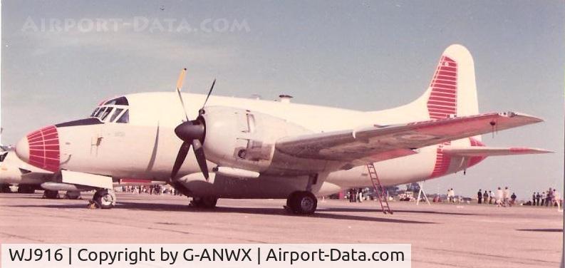 WJ916, 1953 Vickers Varsity T.1 C/N 716, Day-glo trainer colours