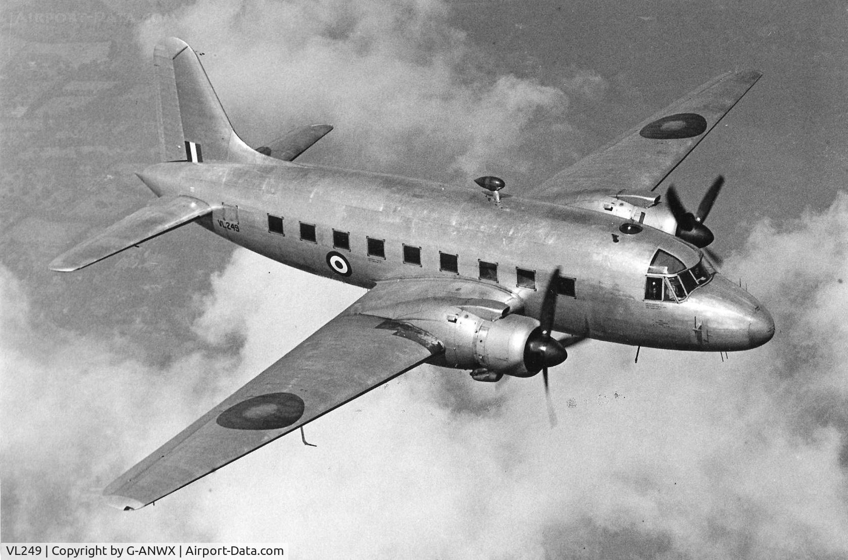 VL249, Vickers 607 Valetta prototype C/N Not found VL259, Vicker PR photo from 1940's