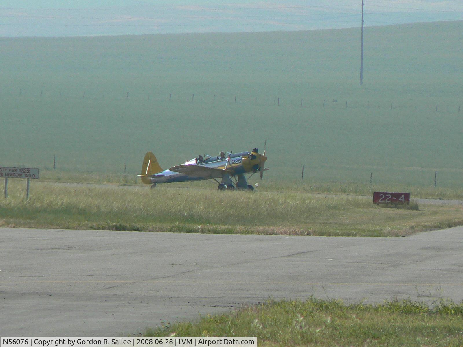 N56076, 1941 Ryan Aeronautical ST3KR C/N 1309, About to take off on 22.