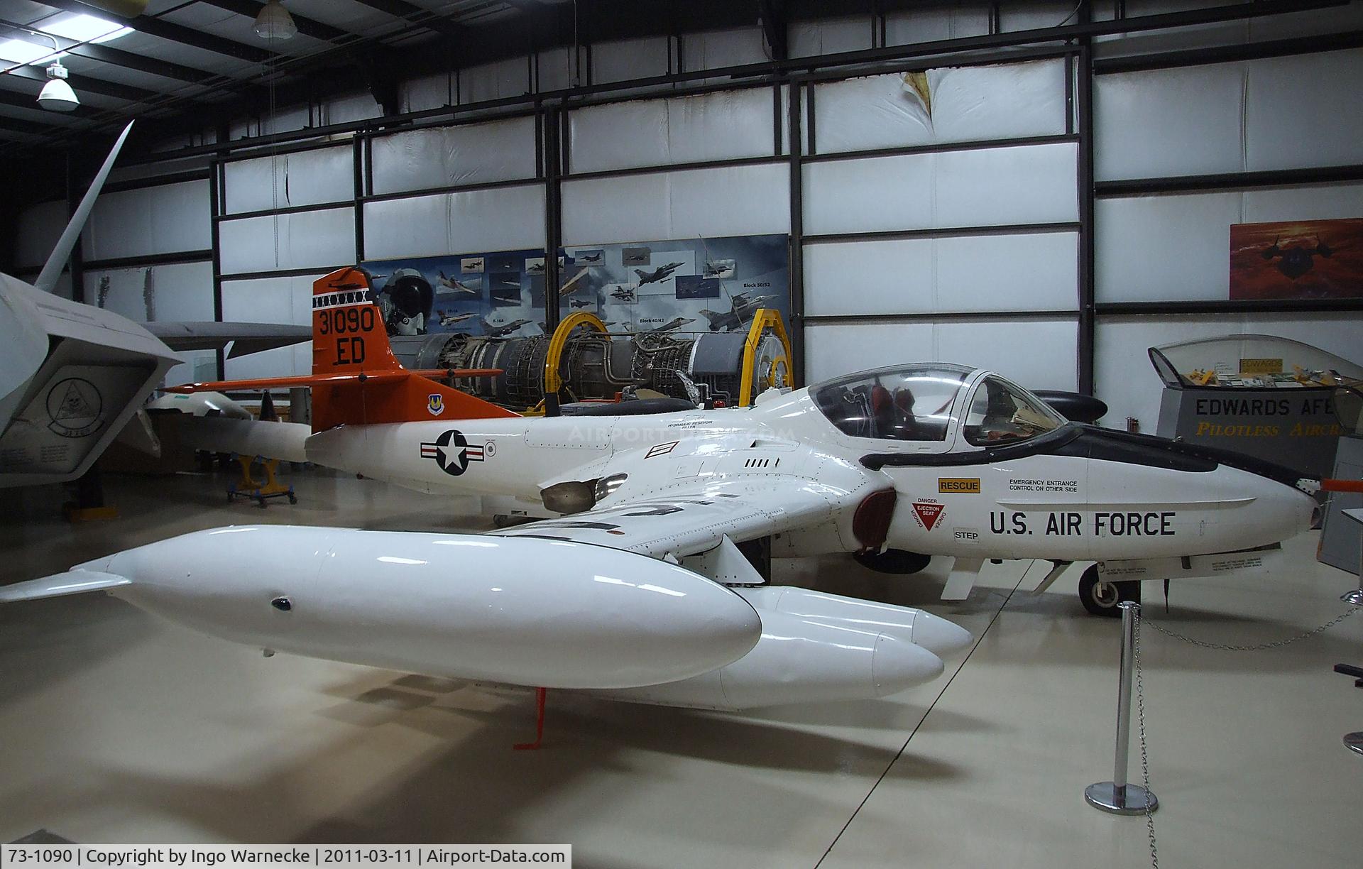 73-1090, Cessna A-37B Dragonfly C/N 43481, Cessna NA-37B Dragonfly at the Air Force Flight Test Center Museum, Edwards AFB CA