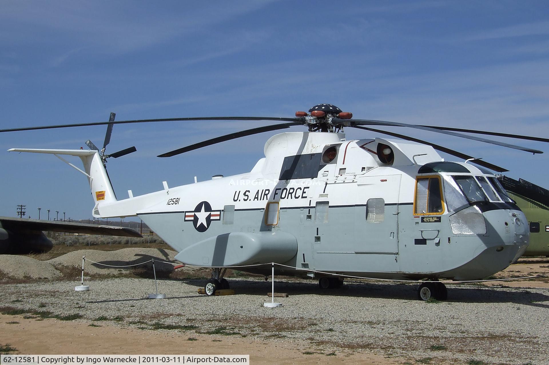 62-12581, Sikorsky JCH-3E C/N 61506, Sikorsky JCH-3E at the Air Force Flight Test Center Museum, Edwards AFB CA