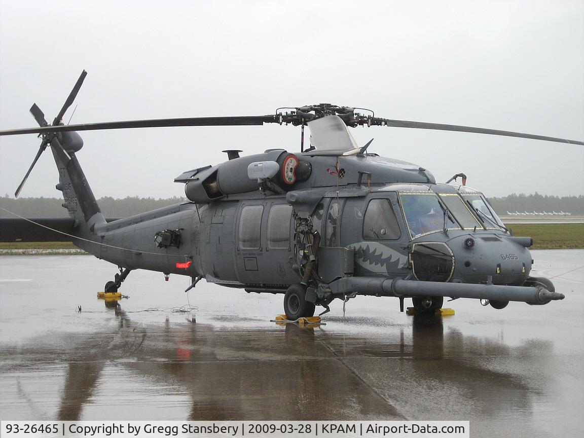 93-26465, 1993 Sikorsky HH-60G Pave Hawk C/N 70-1811, Combat search and rescue helicopter on static display.