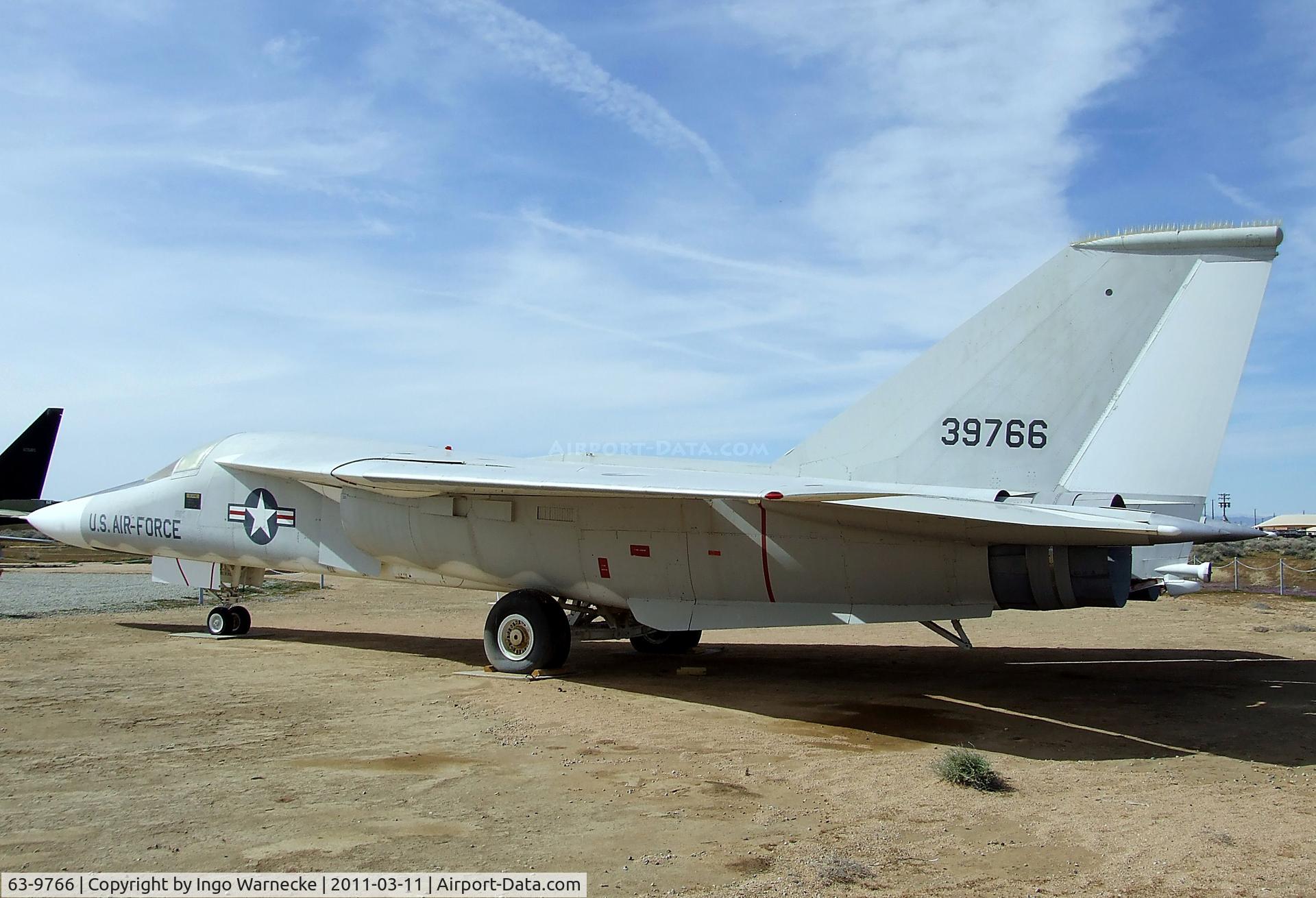 63-9766, General Dynamics YF-111A C/N 1, General Dynamics YF-111A at the Air Force Flight Test Center Museum, Edwards AFB CA