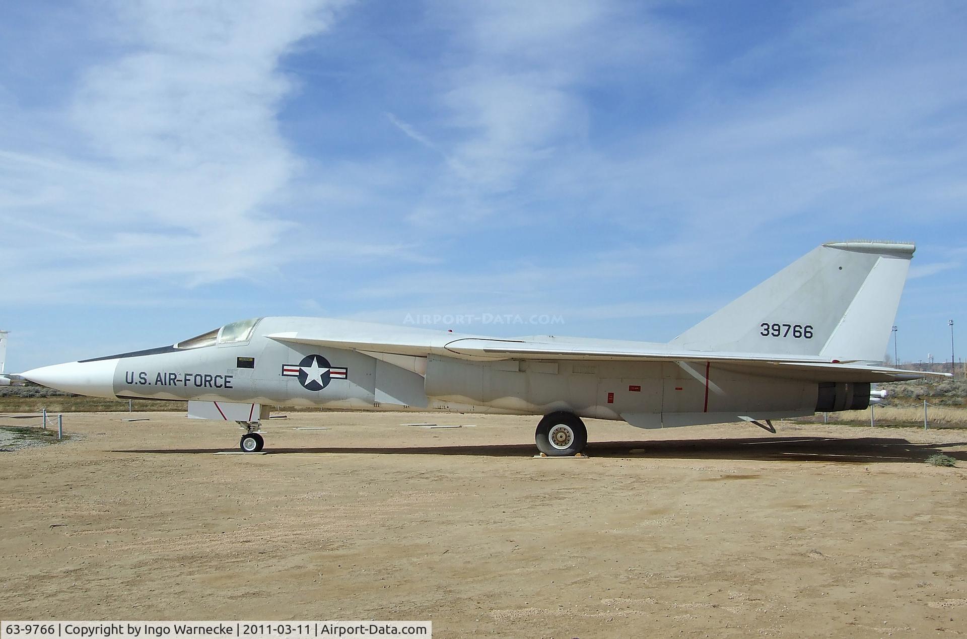 63-9766, General Dynamics YF-111A C/N 1, General Dynamics YF-111A at the Air Force Flight Test Center Museum, Edwards AFB CA