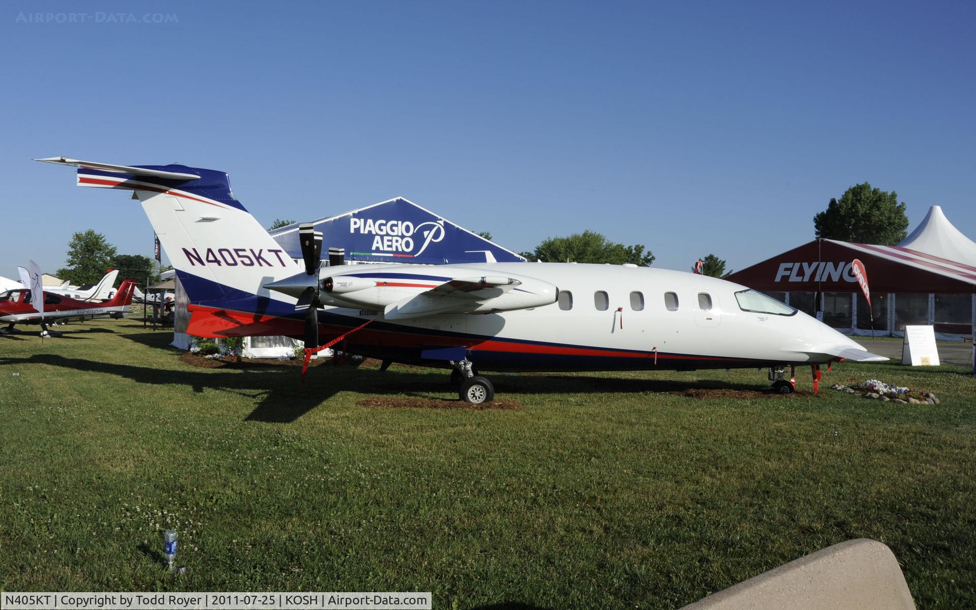 N405KT, 2009 Piaggio P-180 C/N 1191, AIRVENTURE 2011