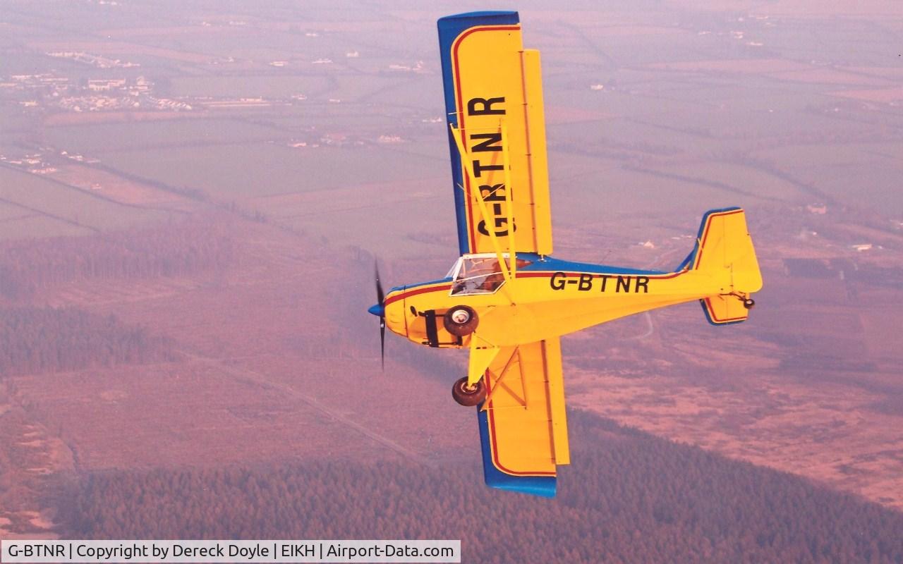 G-BTNR, 1992 Denney Kitfox Mk3 C/N PFA 172-12035, In Flight, KIldare, Ireland
