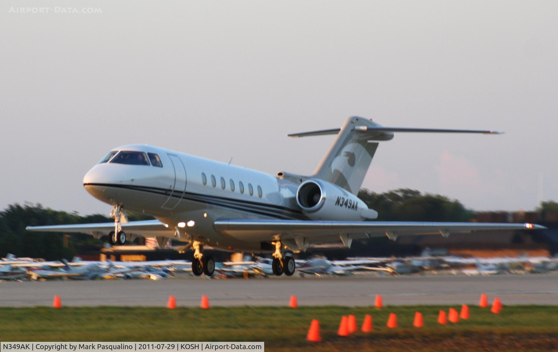 N349AK, 2007 Hawker Beechcraft Hawker 850XP C/N 258876, Hawker 850XP