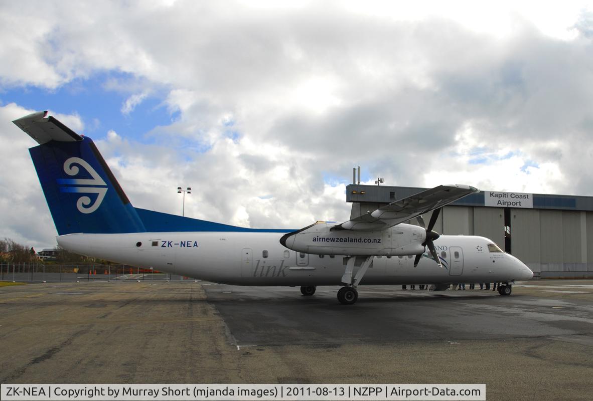 ZK-NEA, 2005 De Havilland Canada DHC-8-311 Dash 8 C/N 611, ZK-NEA at Kapiti Airport
