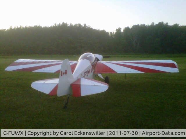 C-FUWX, 1968 Stits SA-6B Flut-r-Bug C/N AJL 1, stits sa6b at Palmerston Ontario 2011