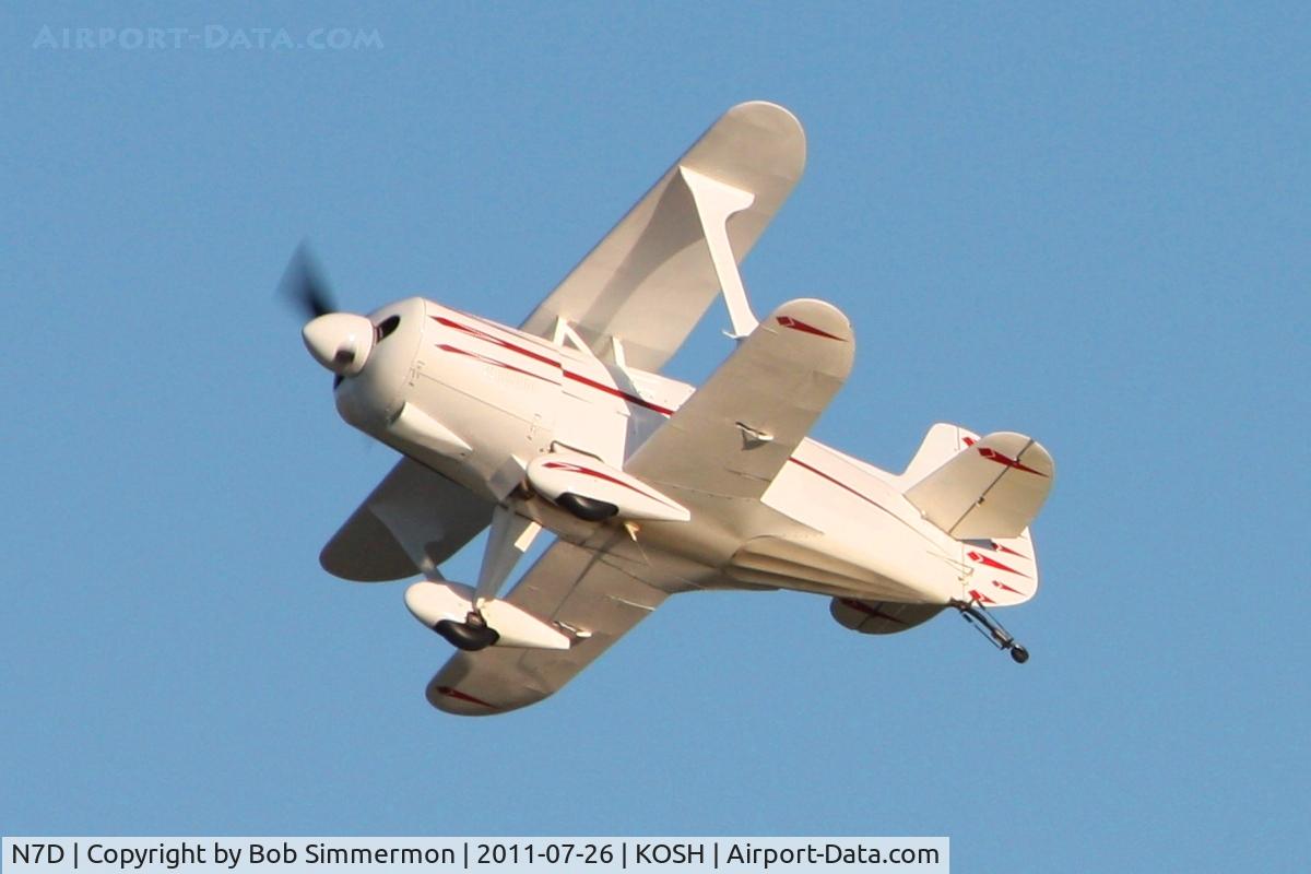 N7D, 1951 Payne Knight Twister KT-125 C/N D-1, Departing Airventure 2011.