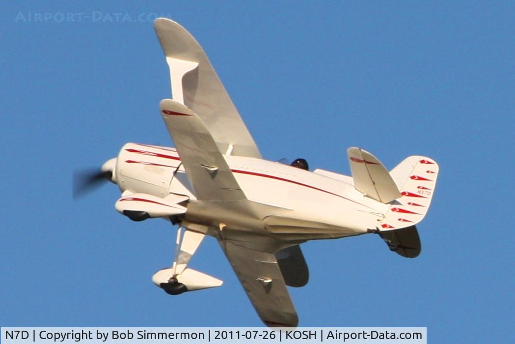 N7D, 1951 Payne Knight Twister KT-125 C/N D-1, Departing Airventure 2011.