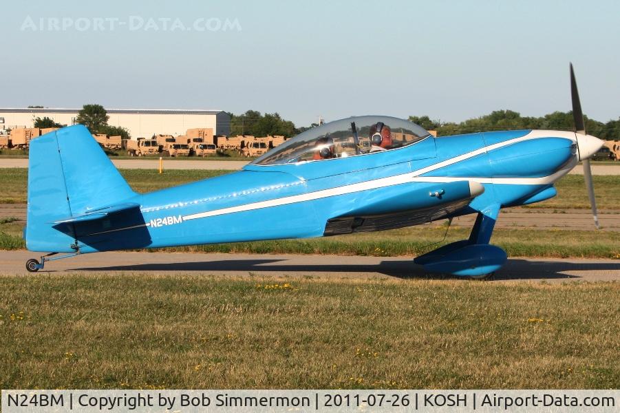 N24BM, 1992 Vans RV-4 C/N 2747, Departing Airventure 2011.