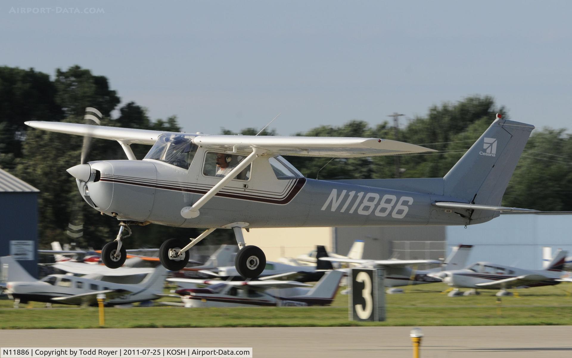 N11886, 1974 Cessna 150L C/N 15075688, AIRVENTURE 2011