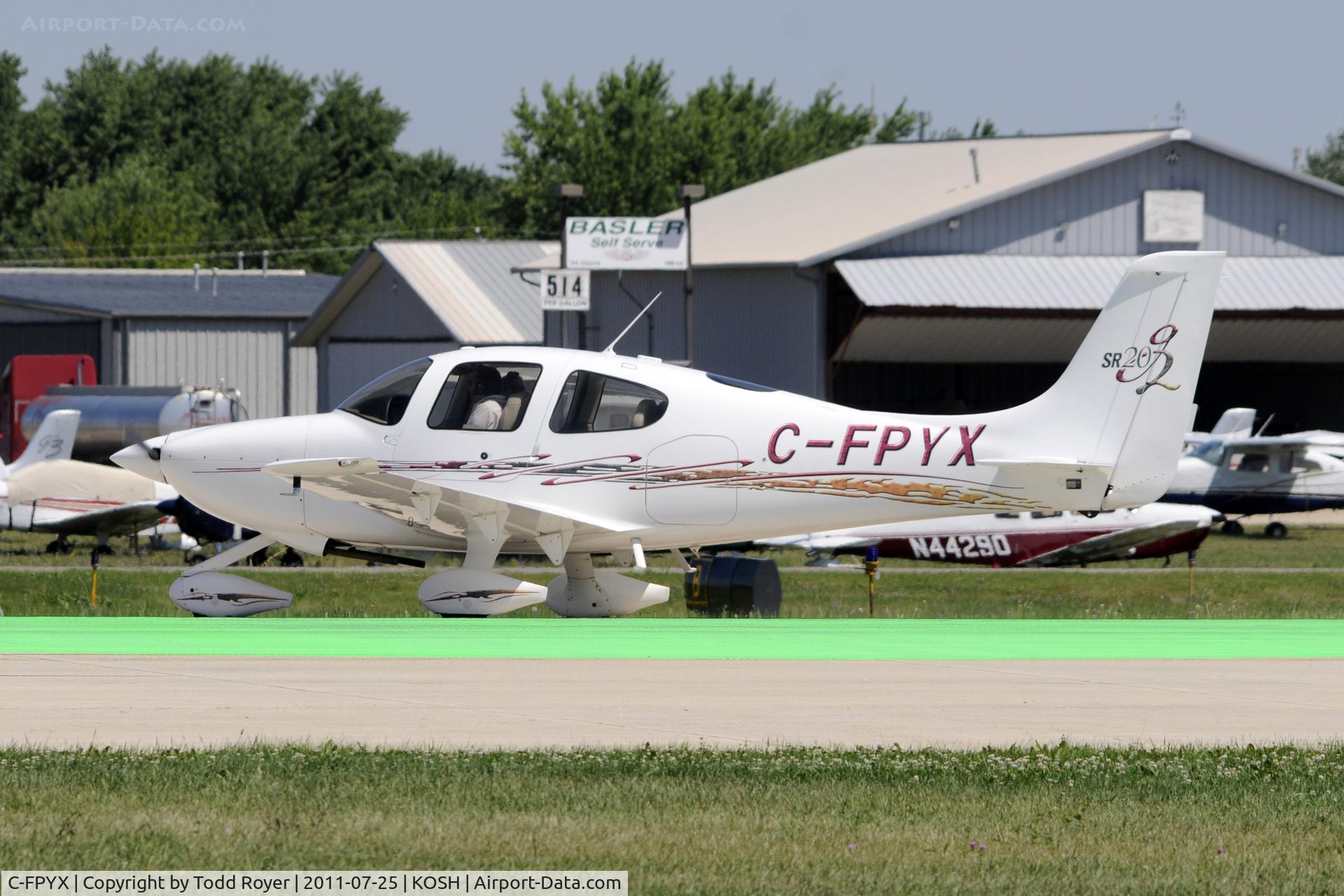 C-FPYX, 2005 Cirrus SR20 G2 C/N 1587, AIRVENTURE 2011